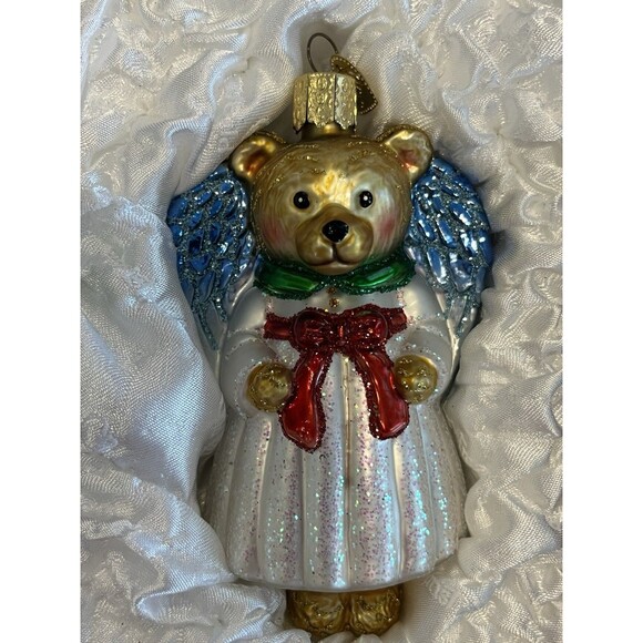 Child's First Christmas Ornament Collection Set of 6 New Blown Glass in Box OWC - Picture 3 of 16